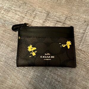 Coach X Peanuts Woodstock Cards/ID Holder